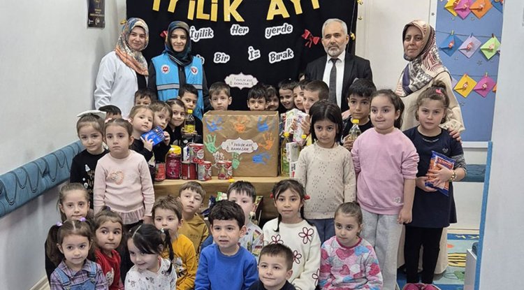 Çankırılı miniklerden anlamlı yardım