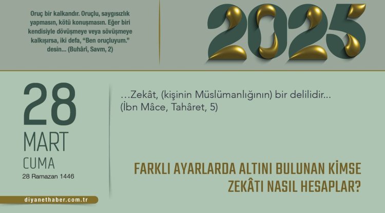 Farklı Ayarlarda Altını Bulunan Kimse Zekâtı Nasıl Hesaplar?