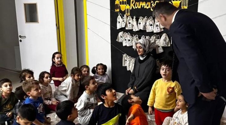 Müftü Öztürk miniklerle bir araya geldi