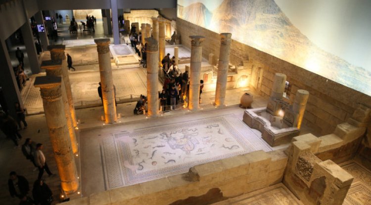Zeugma Mozaik Müzesi'nde bayram yoğunluğu