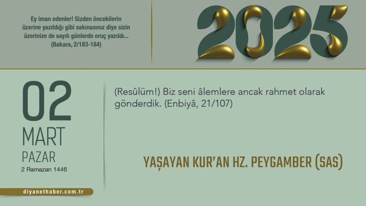 Yaşayan Kur’an Hz. Peygamber (sas)