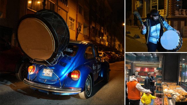 İstanbul'da ramazan davulcularının sahur mesaisi başladı