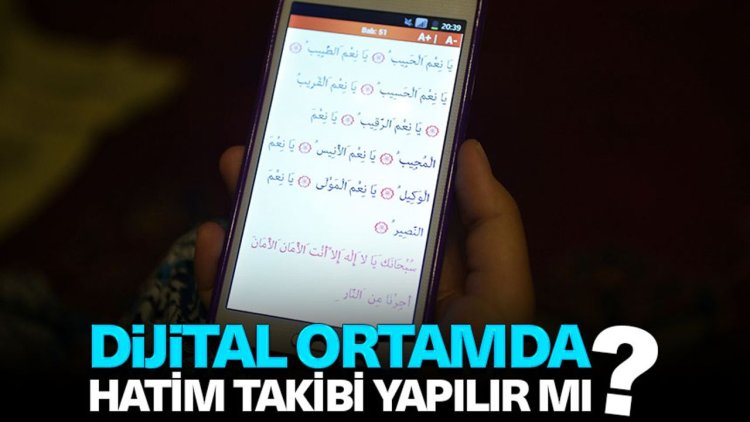 Dijital ortamda abdestsiz Kur'an okunur, hatim takibi yapılır mı?