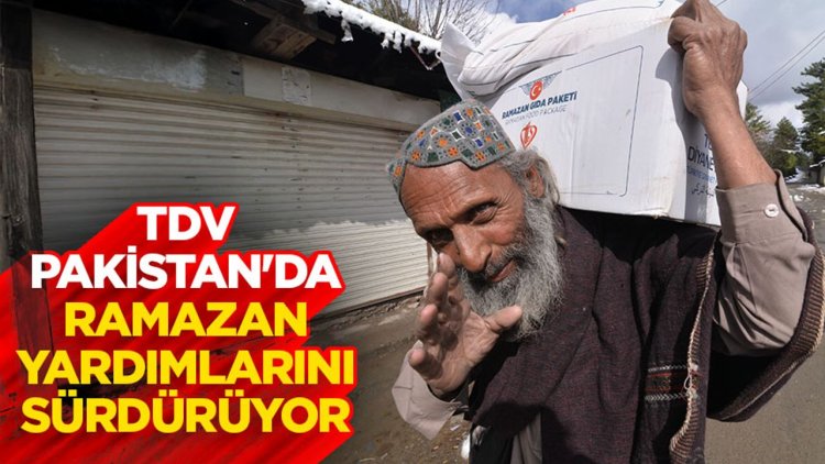 Türkiye Diyanet Vakfı Pakistan'da ramazan yardımlarını sürdürüyor