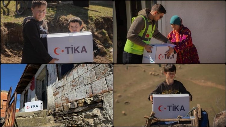 TİKA'dan Kuzey Makedonya'daki ihtiyaç sahiplerine 57 tonluk gıda yardımı