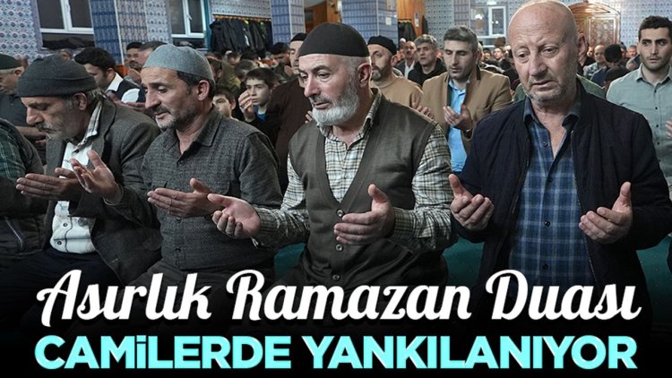 Erzurum'un asırlık ramazan geleneği "İşfe'lena duası" camilerde yankılanıyor