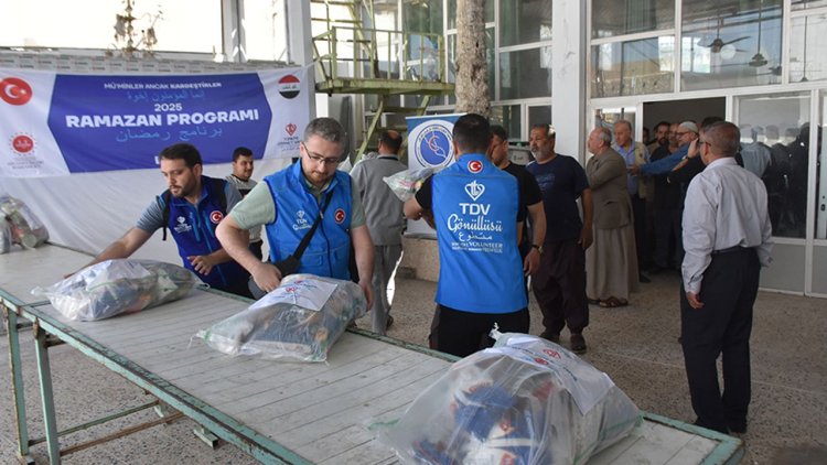 Türkiye Diyanet Vakfı, Kerkük'te ihtiyaç sahibi bin aileye gıda yardımı dağıttı