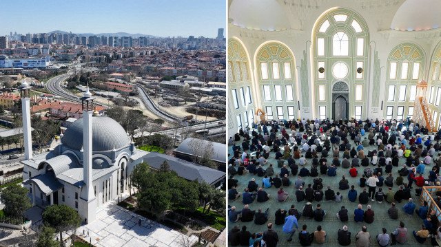 Mimarisiyle dikkat çekiyor: Tıbbiye Camisi ibadete açıldı