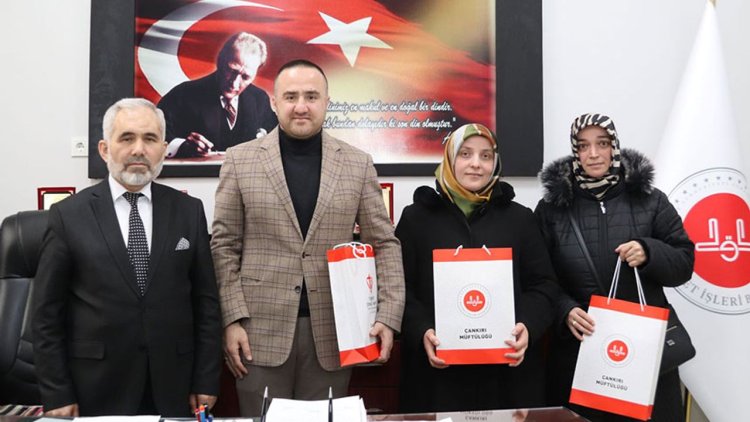 Çankırı'da vatandaşlar hafızlıkta yarıştı