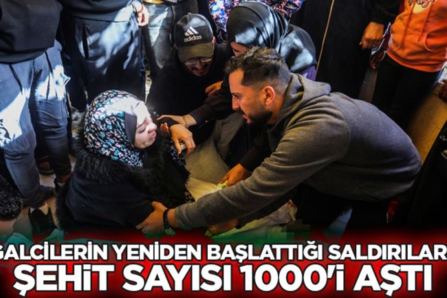 İşgalcilerin yeniden başlattığı saldırılarda şehit sayısı 1000'i aştı