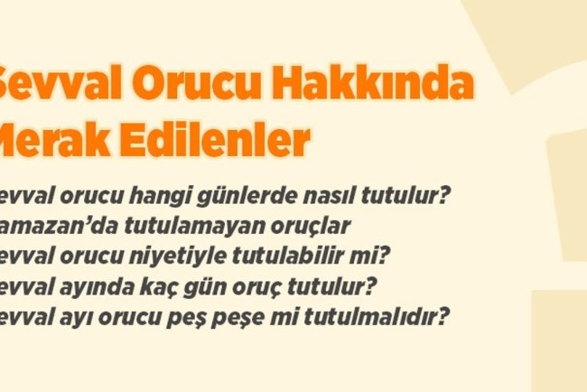 Şevval ayı orucu ile ilgili bilinmesi gerekenler