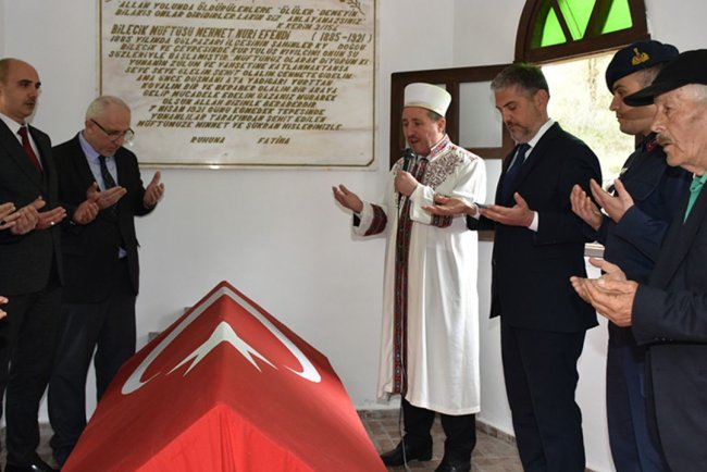 Şehit Müftü Mehmet Nuri Efendi dualarla anıldı