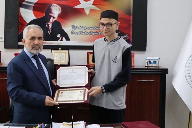 Şahin: Hafızlık emek dolu bir serüvendir