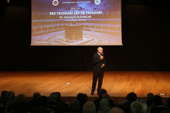 Gaziantep'te hacı adayları bilgilendirildi