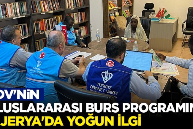 TDV'nin uluslararası burs programına Nijerya'da yoğun ilgi