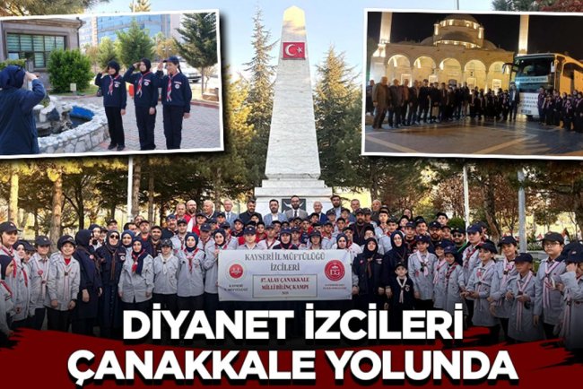 Diyanet izcileri Çanakkale yolunda