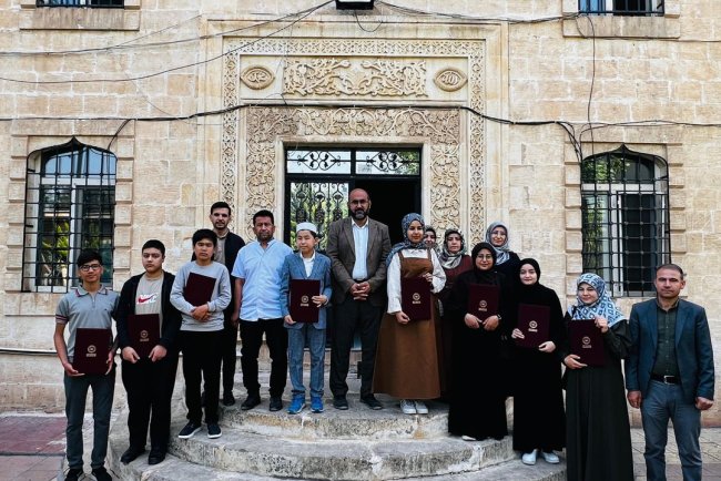 Viranşehir'de hafızlar belge aldı