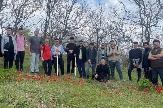 Malkara'da gençler doğa yürüyüşünde bir araya geldi