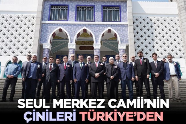 Seul Merkez Camii için özel Türk çinileri hazırlandı