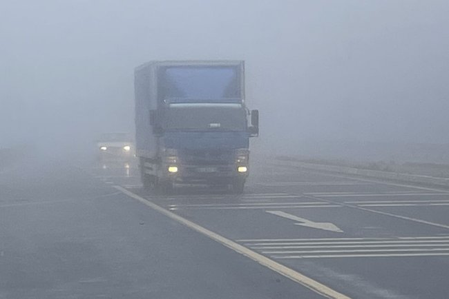 Bolu Dağı'nda sis nedeniyle görüş mesafesi düştü