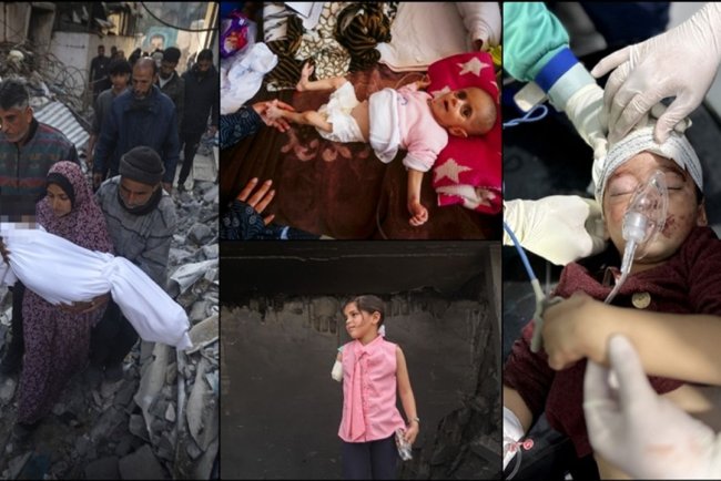 İşgalcilerin Gazze'de 18 ayı aşkın süredir devam eden saldırılarının en büyük kurbanı çocuklar