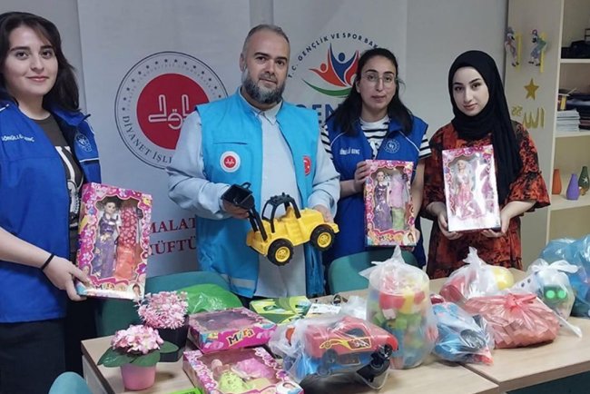 Malatya'da iyilikle dönüşen oyuncaklar çocuklara umut oldu