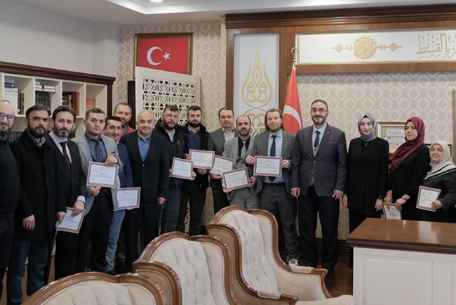 Bursa'da din görevlileri, "İlk Yardım ve Yangın Eğitimi"ni tamamladı