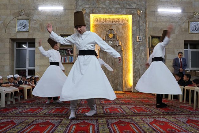 Hacılar'da camide Kur'an öğrenen çocuklar hünerlerini sergiledi