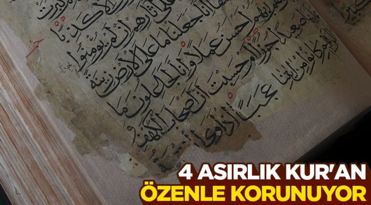 Irak’ta 4 asır önce yazılan Kur'an-ı Kerim özenle korunuyor