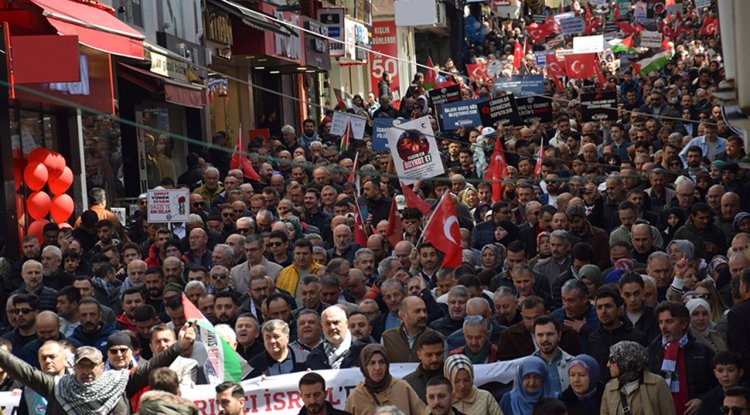 Giresun Filistin için tek yürek oldu