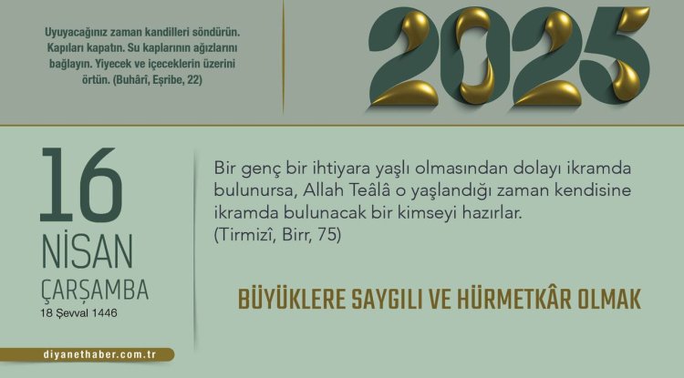 Büyüklere Saygılı ve Hürmetkâr Olmak