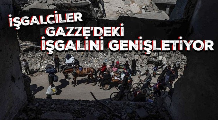 İşgalciler 18 aydır süren saldırılarıyla Gazze'deki işgalini genişleterek göçü artırıyor
