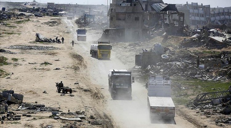 BM, işgalcilerin Gazze'de insani yardım dağıtımlarını engellemeye devam ettiğini bildirdi
