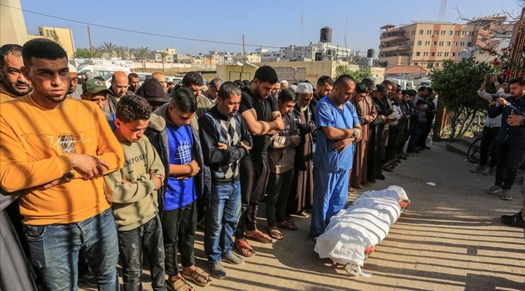 İşgalcilerin Gazze'nin Han Yunus bölgesine saldırılarında 7 Filistinli şehit oldu