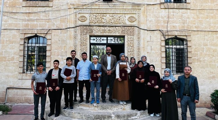 Viranşehir'de hafızlar belge aldı