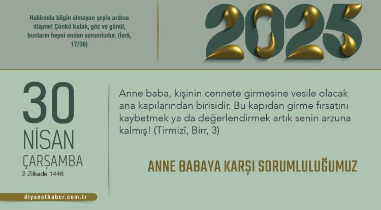 Anne Babaya Karşı Sorumluluğumuz