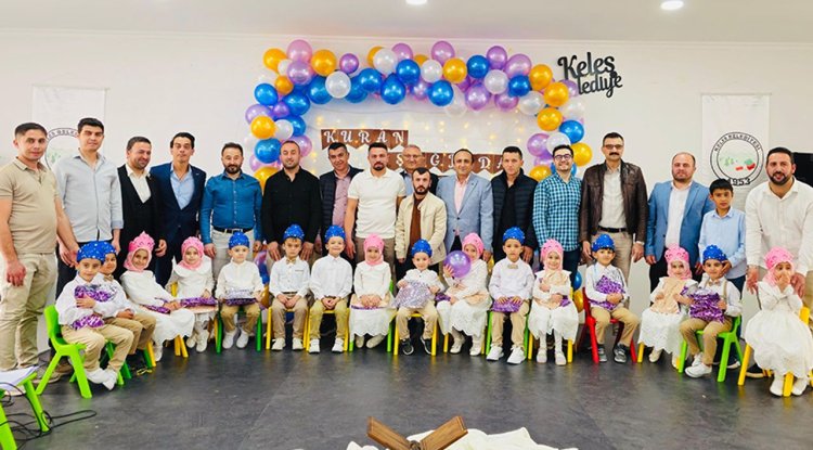 Keles'te miniklerin "Amin Alayı" coşkusu