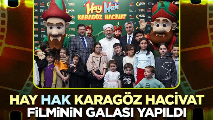"Hay Hak Karagöz Hacivat" filminin galası Ankara'da yapıldı