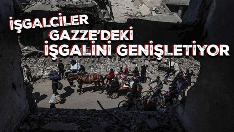 İşgalciler 18 aydır süren saldırılarıyla Gazze'deki işgalini genişleterek göçü artırıyor