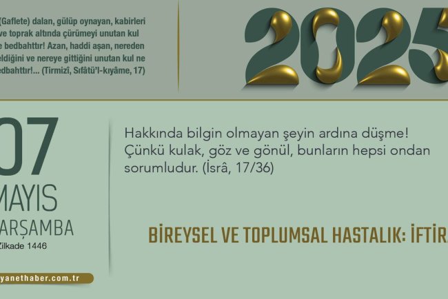 Bireysel ve Toplumsal Hastalık: İftira