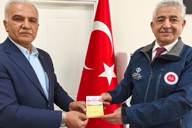 Din görevlisi Öztürk'den TDV'ye büyük destek