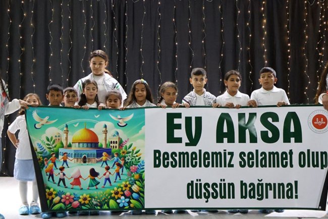 Roman çocuklardan Filistin farkındalığı