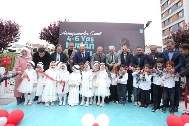 Ümraniye Armağanevler 4-6 Yaş Kur'an Kursu dualarla açıldı