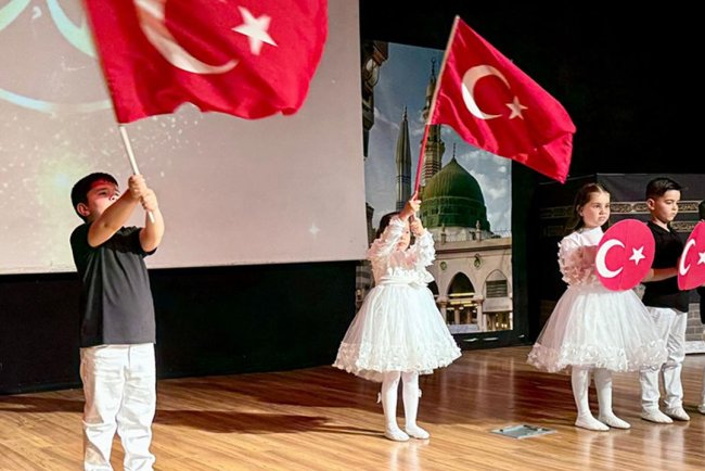 Hacılar'da minikler, dönem sonu coşkusu yaşadı