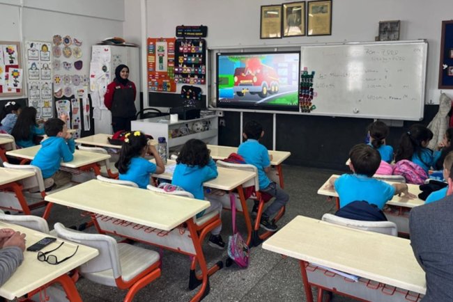 Espiye'de öğrencilere yangın ve afet farkındalığı eğitimi