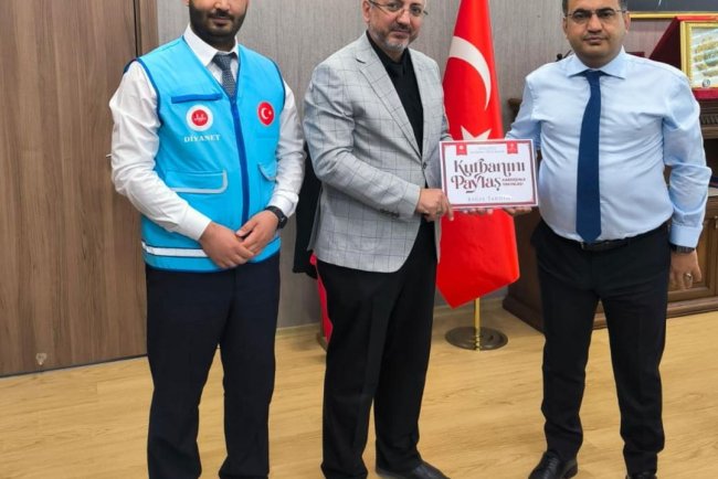 Kaymakam Kıyıcı kurban vekaletini TDV’ye verdi