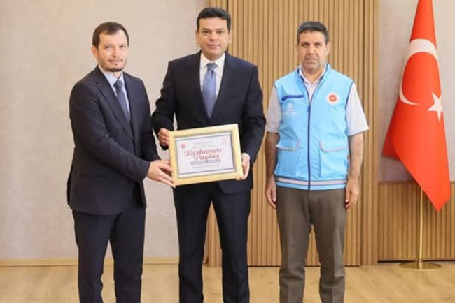 Kızıltepe Kaymakamı Şahin, kurban vekaletini TDV'ye verdi