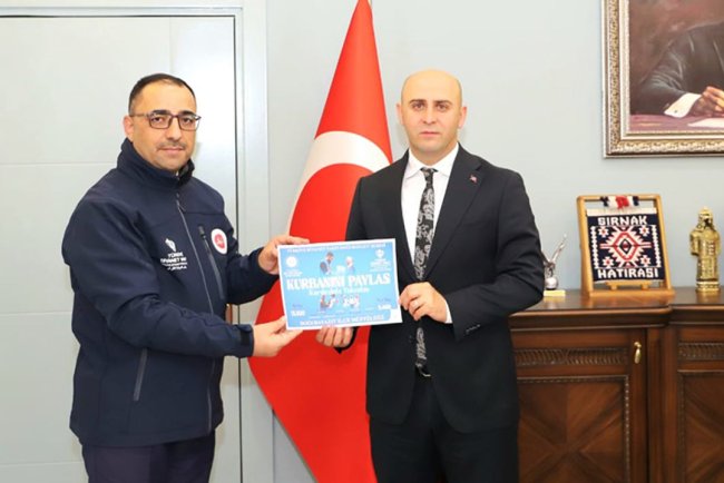 Doğubayazıt Kaymakamı Ekinci'den TDV'ye destek