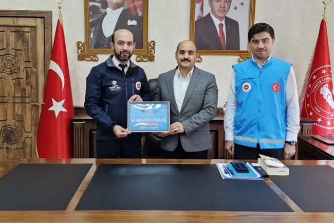 Çelikhan Kaymakamı Altınöz'den TDV'ye destek