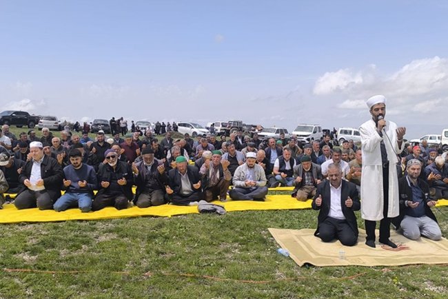 Boğazkale'de geleneksel "Nöbeti Baba" dua programı yapıldı